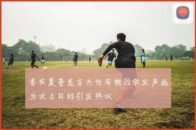 香农夏普直言杰伦布朗因敢发声成为攻击目标引发热议